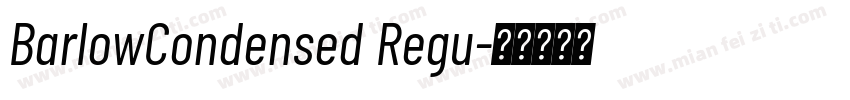 BarlowCondensed Regu字体转换